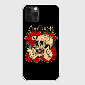 Чехол для iPhone 12 Pro Max с принтом Metallica в Кировске, Силикон |  | Тематика изображения на принте: metallica | группа | джеймс хэтфилд | кирк хэмметт | ларс ульрих | метал | металика | металлика | миталика | музыка | роберт трухильо | рок | трэш | трэшметал | хард | хардрок | хеви | хевиметал