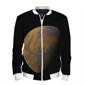 Мужской бомбер 3D с принтом Марс в Кировске, 100% полиэстер | застегивается на молнию, по бокам два кармана без застежек, по низу бомбера и на воротнике - эластичная резинка | elon musk | space x | spacex | будущее | вселенная | вулкан | долина | илон маск | космические | космос | красная планета | кратер | маринер | марсиане | марсианин | небес | новый дом | путешествия | роскосмос