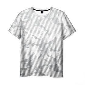 Мужская футболка 3D с принтом Lite Camouflage Lines в Кировске, 100% полиэфир | прямой крой, круглый вырез горловины, длина до линии бедер | black | camo | camouflage | milk | блэк | брызги | звезда | камо | камуфляж | милк | текстура | узор