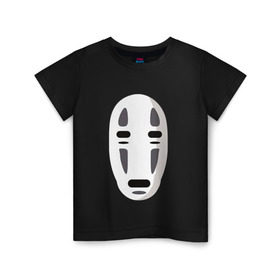 Детская футболка хлопок с принтом Безликий Бог Каонаси_2 в Кировске, 100% хлопок | круглый вырез горловины, полуприлегающий силуэт, длина до линии бедер | аниме | миядзаки | унесенные призраками