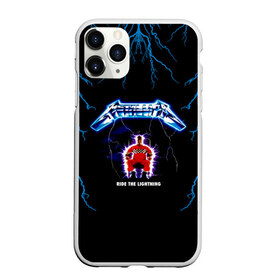 Чехол для iPhone 11 Pro Max матовый с принтом Metallica ride the lightning в Кировске, Силикон |  | metallica | группа | джеймс хэтфилд | кирк хэмметт | ларс ульрих | метал | металика | металлика | миталика | музыка | роберт трухильо | рок | трэш | трэшметал | хард | хардрок | хеви | хевиметал