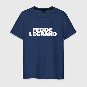 Мужская футболка хлопок с принтом Fedde Le Grand в Кировске, 100% хлопок | прямой крой, круглый вырез горловины, длина до линии бедер, слегка спущенное плечо. | 