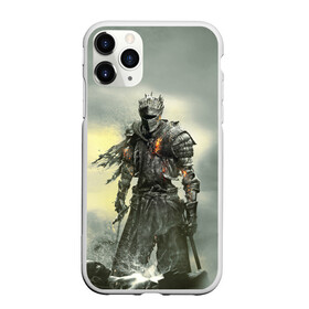 Чехол для iPhone 11 Pro матовый с принтом Dark Souls в Кировске, Силикон |  | Тематика изображения на принте: dark | souls | дракон | души | игра | лордран | темные