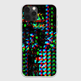 Чехол для iPhone 12 Pro Max с принтом Optical abstract в Кировске, Силикон |  | глитч | глич | линии | полосы | разноцветный