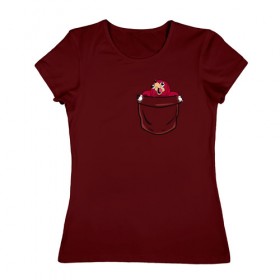 Женская футболка хлопок с принтом Pocket Knuckles в Кировске, 100% хлопок | прямой крой, круглый вырез горловины, длина до линии бедер, слегка спущенное плечо | 