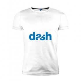 Мужская футболка премиум с принтом Dash в Кировске, 92% хлопок, 8% лайкра | приталенный силуэт, круглый вырез ворота, длина до линии бедра, короткий рукав | 