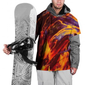 Накидка на куртку 3D с принтом Fire в Кировске, 100% полиэстер |  | abstract | color | colourful | абстракция | жара | лето | огонь | пламя | цвет | цветастый | цветной