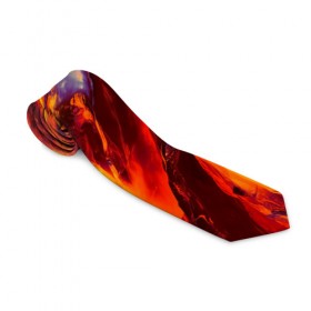 Галстук 3D с принтом Fire в Кировске, 100% полиэстер | Длина 148 см; Плотность 150-180 г/м2 | abstract | color | colourful | абстракция | жара | лето | огонь | пламя | цвет | цветастый | цветной