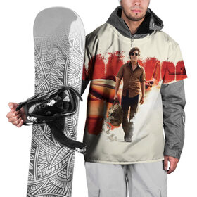 Накидка на куртку 3D с принтом Том Круз в Кировске, 100% полиэстер |  | Тематика изображения на принте: american made | tom cruise | сделано в америке