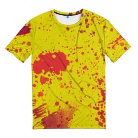 Мужская футболка 3D с принтом Summer color в Кировске, 100% полиэфир | прямой крой, круглый вырез горловины, длина до линии бедер | 