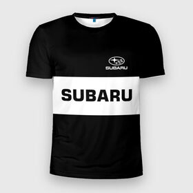 Мужская футболка 3D спортивная с принтом SUBARU SPORT в Кировске, 100% полиэстер с улучшенными характеристиками | приталенный силуэт, круглая горловина, широкие плечи, сужается к линии бедра | subaru | автомобильные | машины | субару