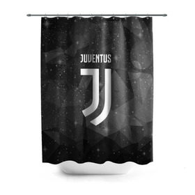 Штора 3D для ванной с принтом Juventus Cosmos в Кировске, 100% полиэстер | плотность материала — 100 г/м2. Стандартный размер — 146 см х 180 см. По верхнему краю — пластиковые люверсы для креплений. В комплекте 10 пластиковых колец | Тематика изображения на принте: football | italia | juve | juventus | logo | sport | арт | италия | лига | лого | спорт | текстура | фк | футбол | футбольный клуб | эмблема | ювентус