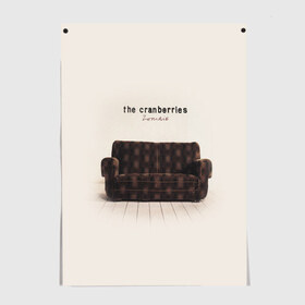 Постер с принтом The Cranberries в Кировске, 100% бумага
 | бумага, плотность 150 мг. Матовая, но за счет высокого коэффициента гладкости имеет небольшой блеск и дает на свету блики, но в отличии от глянцевой бумаги не покрыта лаком | cranberries | долорес о риордан | крэнберрис