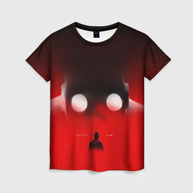 Женская футболка 3D с принтом Хаски Крот в Кировске, 100% полиэфир ( синтетическое хлопкоподобное полотно) | прямой крой, круглый вырез горловины, длина до линии бедер | rap | дмитрий кузнецов | рэп | рэпер | хаски