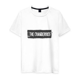 Мужская футболка хлопок с принтом The Сranberries в Кировске, 100% хлопок | прямой крой, круглый вырез горловины, длина до линии бедер, слегка спущенное плечо. | cranberries | долорес о риордан | крэнберри