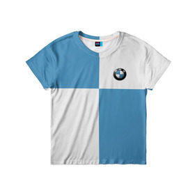 Детская футболка 3D с принтом BMW в Кировске, 100% гипоаллергенный полиэфир | прямой крой, круглый вырез горловины, длина до линии бедер, чуть спущенное плечо, ткань немного тянется | auto | bmw | авто | автомобиль | бмв | бэха