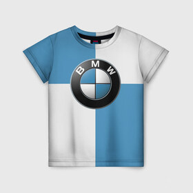 Детская футболка 3D с принтом BMW в Кировске, 100% гипоаллергенный полиэфир | прямой крой, круглый вырез горловины, длина до линии бедер, чуть спущенное плечо, ткань немного тянется | auto | bmw | авто | автомобиль | бмв | бэха | машина