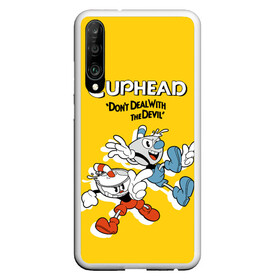 Чехол для Honor P30 с принтом Cuphead в Кировске, Силикон | Область печати: задняя сторона чехла, без боковых панелей | Тематика изображения на принте: cuphead | капхед | компьтерная игра