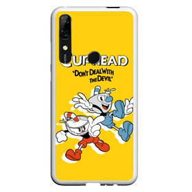 Чехол для Honor P Smart Z с принтом Cuphead в Кировске, Силикон | Область печати: задняя сторона чехла, без боковых панелей | Тематика изображения на принте: cuphead | капхед | компьтерная игра