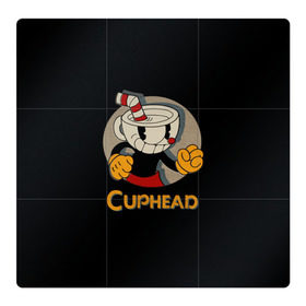 Магнитный плакат 3Х3 с принтом Cuphead в Кировске, Полимерный материал с магнитным слоем | 9 деталей размером 9*9 см | cuphead | капхед | компьтерная игра