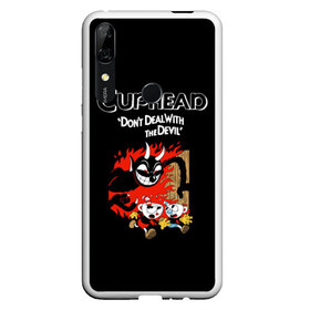 Чехол для Honor P Smart Z с принтом Cuphead в Кировске, Силикон | Область печати: задняя сторона чехла, без боковых панелей | Тематика изображения на принте: cuphead | капхед | компьтерная игра