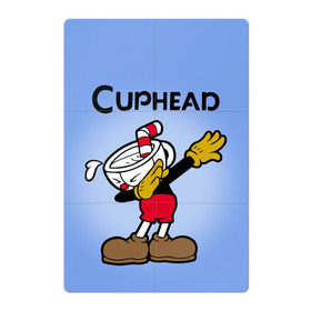Магнитный плакат 2Х3 с принтом Cuphead в Кировске, Полимерный материал с магнитным слоем | 6 деталей размером 9*9 см | cuphead | капхед | компьтерная игра