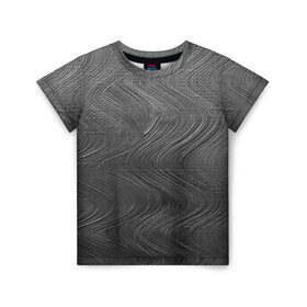 Детская футболка 3D с принтом Gray paint в Кировске, 100% гипоаллергенный полиэфир | прямой крой, круглый вырез горловины, длина до линии бедер, чуть спущенное плечо, ткань немного тянется | 