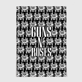 Постер с принтом Guns n roses в Кировске, 100% бумага
 | бумага, плотность 150 мг. Матовая, но за счет высокого коэффициента гладкости имеет небольшой блеск и дает на свету блики, но в отличии от глянцевой бумаги не покрыта лаком | guns n roses | gunsnroses | ганз н роус | ганзес роус | ганзесроус | ганзнроус | дафф маккаган | диззи рид | мелисса риз | ричард фортус | рок | слэш | франк феррер | эксл роуз