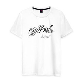 Мужская футболка хлопок с принтом Lil Peep - 105 в Кировске, 100% хлопок | прямой крой, круглый вырез горловины, длина до линии бедер, слегка спущенное плечо. | lil peep | лил пип | маленький пип