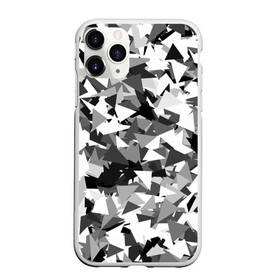 Чехол для iPhone 11 Pro Max матовый с принтом Городской серый камуфляж в Кировске, Силикон |  | армия | геометрический | геометрия | маскировка | милитари | паттерн | текстура | треугольники | чернобелый