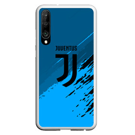 Чехол для Honor P30 с принтом FC Juventus abstract style в Кировске, Силикон | Область печати: задняя сторона чехла, без боковых панелей | football | soccer | ювентус