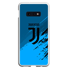 Чехол для Samsung S10E с принтом FC Juventus abstract style в Кировске, Силикон | Область печати: задняя сторона чехла, без боковых панелей | football | soccer | ювентус