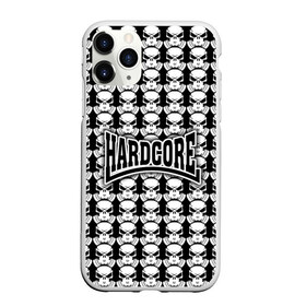 Чехол для iPhone 11 Pro Max матовый с принтом Hardcore в Кировске, Силикон |  | hard core | hardcor | hardcore | хард кор