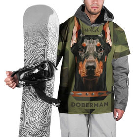 Накидка на куртку 3D с принтом Дикий доберман в Кировске, 100% полиэстер |  | 23 | wild | армия | безумный | бешеный | военная | военный | война | день | дикий | доберман | животное | защитника | злость | камуфляж | крутая | милитари | оружие | отечества | ошейник | патриот | рисунок