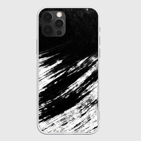 Чехол для iPhone 12 Pro Max с принтом abstraction black&white в Кировске, Силикон |  | abstraction | watercolor | абстракция красок | акварель | брызги красок | живопись | краска | потертость красок | размытые краски | текстуры | черно белый | яркие | яркие краски