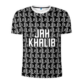 Мужская футболка 3D спортивная с принтом Jah Khalib в Кировске, 100% полиэстер с улучшенными характеристиками | приталенный силуэт, круглая горловина, широкие плечи, сужается к линии бедра | Тематика изображения на принте: jah khalib | jahkhalib | snd | znnkn | бахтияр мамедов | битмейкер | джа калиб | джакалиб | джах халиб | если че | жах халиб | певец | продюсер | реп | репер | рэп | рэпер | хип хоп | хипхоп | я баха