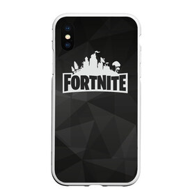 Чехол для iPhone XS Max матовый с принтом Fortnite Black Abstract в Кировске, Силикон | Область печати: задняя сторона чехла, без боковых панелей | Тематика изображения на принте: 99 problem | 99 problems | abstract | battle | black | fortnite | heroes | royale | survival | абстракция | битва | королевская | королей | фартнайт | фортнайт | фортнит | черная