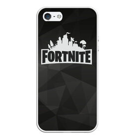 Чехол для iPhone 5/5S матовый с принтом Fortnite Black Abstract в Кировске, Силикон | Область печати: задняя сторона чехла, без боковых панелей | 99 problem | 99 problems | abstract | battle | black | fortnite | heroes | royale | survival | абстракция | битва | королевская | королей | фартнайт | фортнайт | фортнит | черная