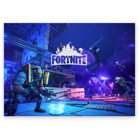 Поздравительная открытка с принтом Fortnite в Кировске, 100% бумага | плотность бумаги 280 г/м2, матовая, на обратной стороне линовка и место для марки
 | Тематика изображения на принте: 99 problem | 99 problems | abstract | battle | black | fortnite | heroes | royale | survival | абстракция | битва | королевская | королей | фартнайт | фортнайт | фортнит | черная