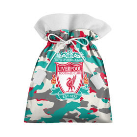 Подарочный 3D мешок с принтом FC Liverpool в Кировске, 100% полиэстер | Размер: 29*39 см | england | football | liverpool fc | logo | sport | англия | арт | камуфляж | ливерпуль | лига | лого | милитари | спорт | текстура | фк | футбол | футбольный клуб | эмблема