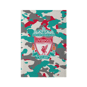 Обложка для паспорта матовая кожа с принтом FC Liverpool в Кировске, натуральная матовая кожа | размер 19,3 х 13,7 см; прозрачные пластиковые крепления | england | football | liverpool fc | logo | sport | англия | арт | камуфляж | ливерпуль | лига | лого | милитари | спорт | текстура | фк | футбол | футбольный клуб | эмблема