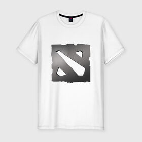 Мужская футболка премиум с принтом Dota 2 - Black design 2018 в Кировске, 92% хлопок, 8% лайкра | приталенный силуэт, круглый вырез ворота, длина до линии бедра, короткий рукав | 0x000000123 | dota | dota2 | steam | дота | стим