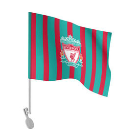 Флаг для автомобиля с принтом Liverpool FC в Кировске, 100% полиэстер | Размер: 30*21 см | england | football | liverpool fc | logo | sport | англия | арт | ливерпуль | лига | лого | спорт | текстура | фк | футбол | футбольный клуб | эмблема