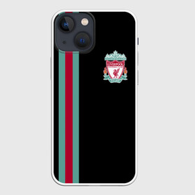 Чехол для iPhone 13 mini с принтом Liverpool FC в Кировске,  |  | Тематика изображения на принте: england | football | liverpool fc | logo | sport | англия | арт | ливерпуль | лига | лого | спорт | текстура | фк | футбол | футбольный клуб | эмблема