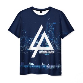 Мужская футболка 3D с принтом Linkin Park music collection в Кировске, 100% полиэфир | прямой крой, круглый вырез горловины, длина до линии бедер | Тематика изображения на принте: linkin park | logo | music | pop | rock | usa | альтернатива | америка | металл | музыка | музыкальный | поп | рок | честер беннингтон