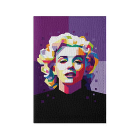 Обложка для паспорта матовая кожа с принтом Marilyn Monroe в Кировске, натуральная матовая кожа | размер 19,3 х 13,7 см; прозрачные пластиковые крепления | Тематика изображения на принте: girl | marilyn | monroe | usa | актриса | девушка | звезда | монро | мэрилин | певица | сша