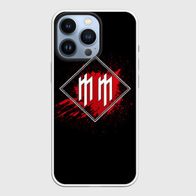 Чехол для iPhone 13 Pro с принтом Marilyn Manson в Кировске,  |  | band | blood | marilyn manson | metal | music | rock | атрибутика | группа | кровь | метал | музыка | рок