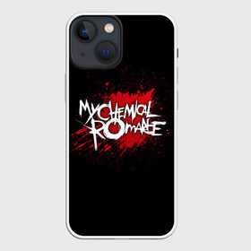 Чехол для iPhone 13 mini с принтом My Chemical Romance в Кировске,  |  | band | blood | metal | music | my chemical romance | rock | атрибутика | группа | кровь | метал | музыка | рок