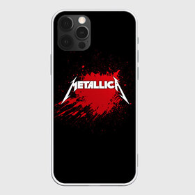 Чехол для iPhone 12 Pro Max с принтом Metallica в Кировске, Силикон |  | Тематика изображения на принте: band | blood | metal | metallica | music | rock | атрибутика | группа | кровь | метал | музыка | рок