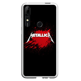 Чехол для Honor P Smart Z с принтом Metallica в Кировске, Силикон | Область печати: задняя сторона чехла, без боковых панелей | band | blood | metal | metallica | music | rock | атрибутика | группа | кровь | метал | музыка | рок